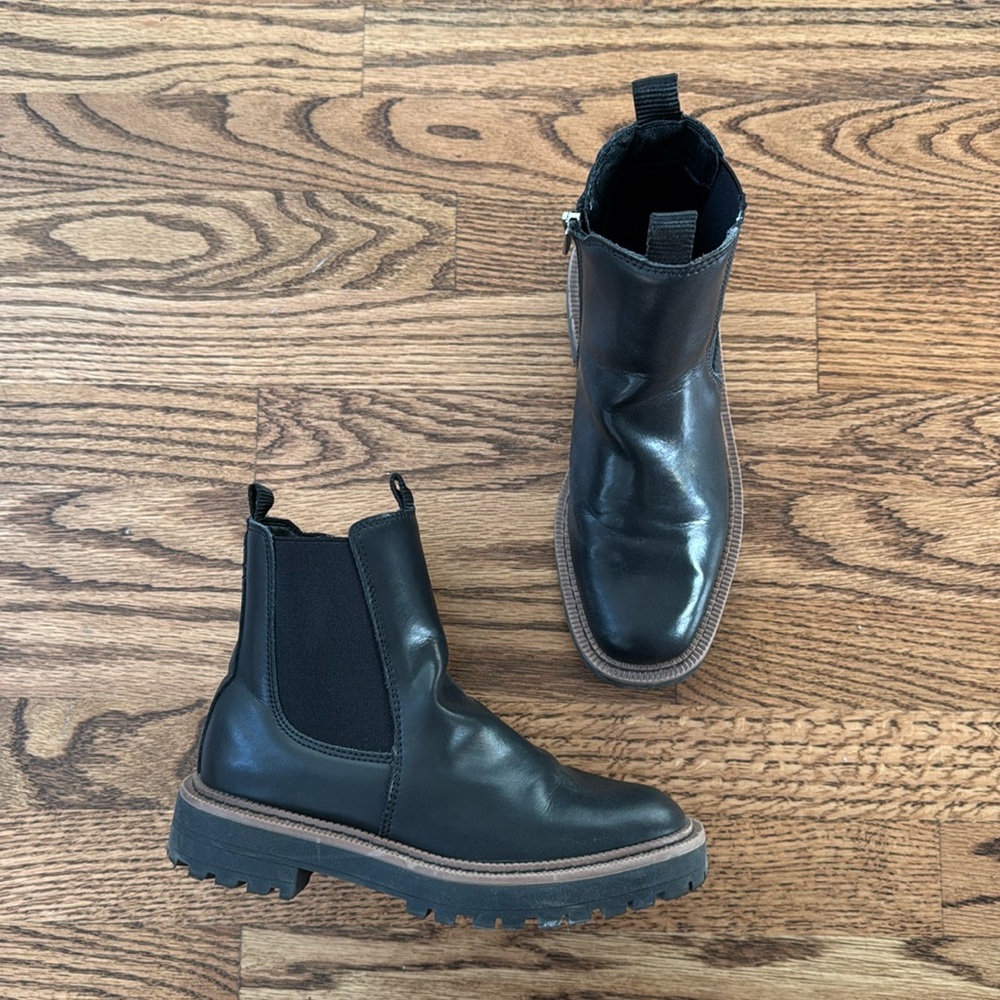 Sam Edelman Black Chelsea Boots Girls 4